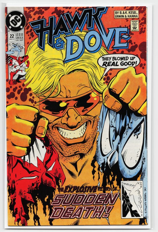 Hawk and Dove #22 (1991) Hawk & Dove