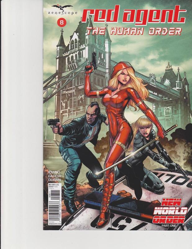 Red Agent Human Order #8 Cover A Zenescope Comic GFT NM Chen