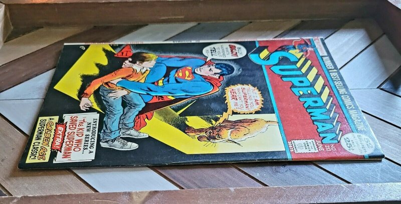 SUPERMAN #253 VG+ (D.C. Comics, June 1972) Virgil Finlay artwork