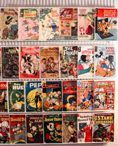 Big Lot of 50 Low Grade Reader Comics - Mostly Silver Age! *See Description