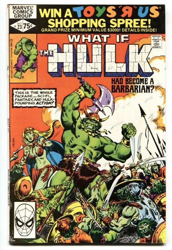 What If #23 comic book Barbarian HULK-Marvel Comic 