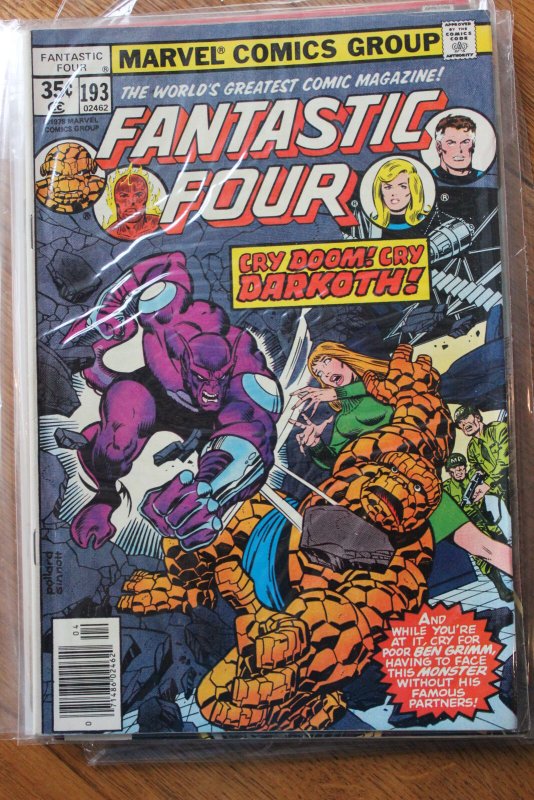 FANTASTIC FOUR #193 (Marvel,1978) Condition FN