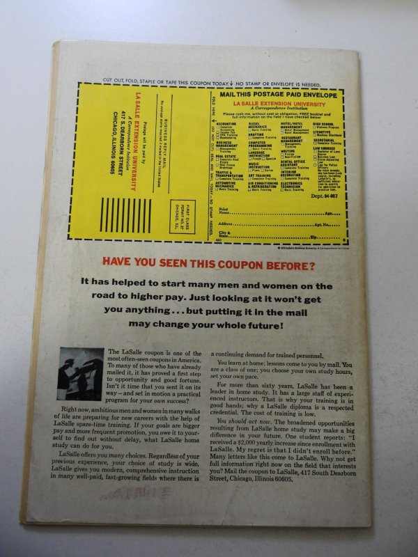 The Avengers #117 (1973) FN- Condition ink on interior bc