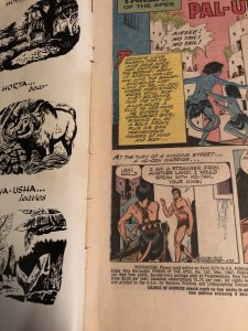 Tarzan # 167,manning art, fill a hole  in a run?