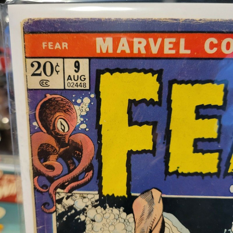 Marvel Comics FEAR #9 FN+ 1972 Bronze Age Horror