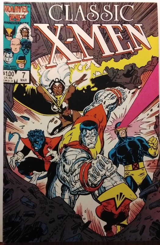 Classic X-Men #7 Direct Edition (1987)