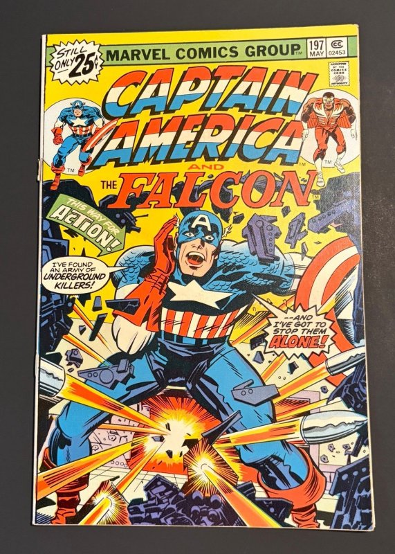 Captain America #196, #197 (SET) ( 8.0 VFN ) Jack Kirby is BACK! 1976