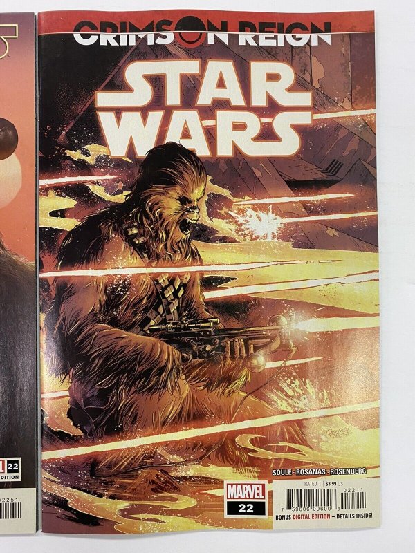 Star Wars #22 CVR A + 1:25 Rahzzah Variant Marvel Comics 2022 IN-HAND SHIPS NOW!