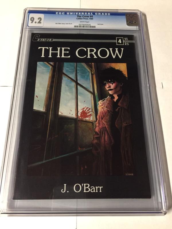 The Crow 4 Cgc 9.2 White Pages Last Issue