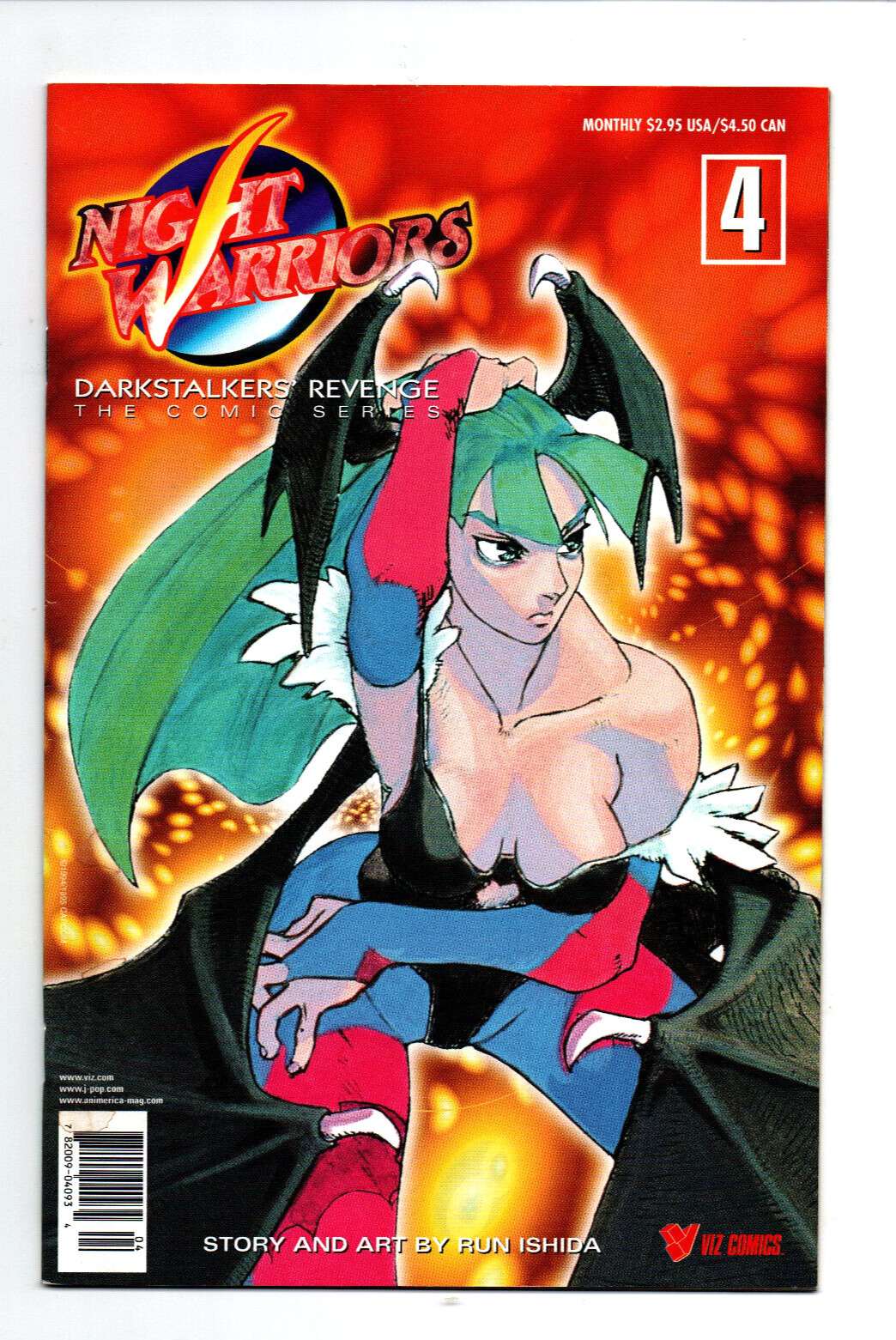 Night Warriors Darkstalkers Revenge 4 Manga Viz 1989 Vf Comic Books Modern Age 7258