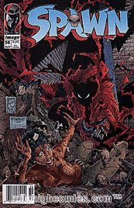 SPAWN (1992 Series) #36 NEWSSTAND Near Mint Comics Book