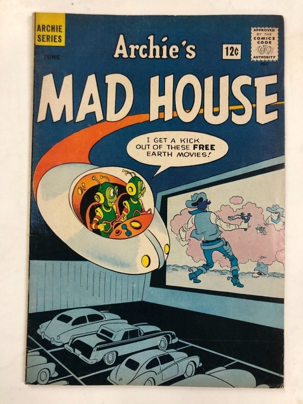 ARCHIES MAD HOUSE 26 (June 1963) FINE  SABRINA 4th app Karloff photo/parody