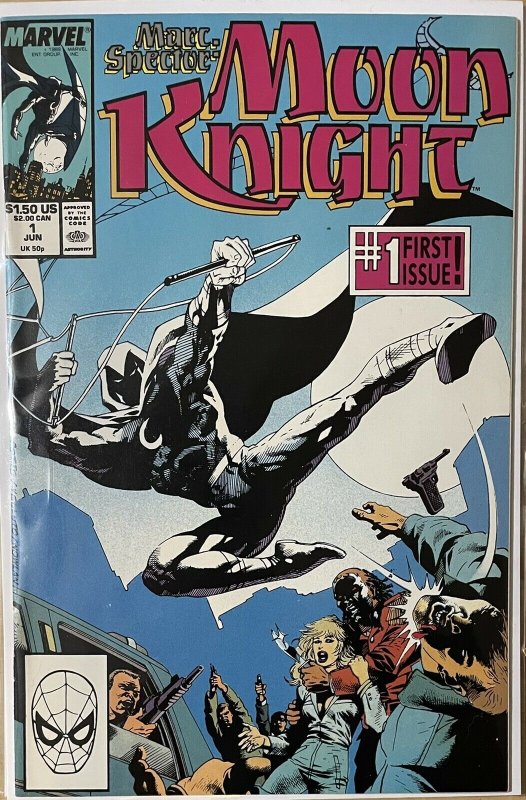 Marc Spector Moon Knight #1 (1989 Marvel)