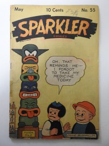 Sparkler Comics #55 (1946) GD Condition see description