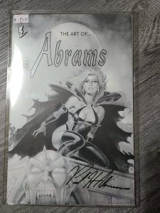 Signed The Art Of Abrams Platinum Edition CoA 14/50 Lightning Comics 