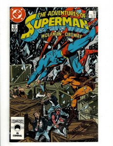 12 Adventures of Superman DC Comics 424 425 426 427 428 429 430 432 433 + HG1