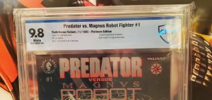 Predator vs. Magnus Robot Fighter #1 PLATINUM CBCS 9.8