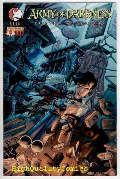 ARMY OF DARKNESS #4, NM+, Shop and Drop, Bruce Campbell, SMart,more AOD in store