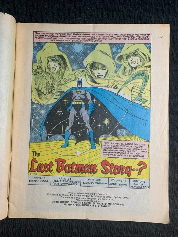 Vintage BATMAN AND ROBIN Murray Comics #16 GD+ 2.5 Walt Simonson