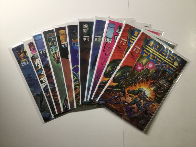 Cyber Force 1-4 0 2-15 Annual 15 Very Fine Vf 8.0 Image Comics
