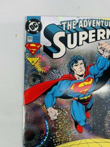 Adventures of Superman #505 Oct 1993 DC Comics Key Issue Comic Book Foil Cover