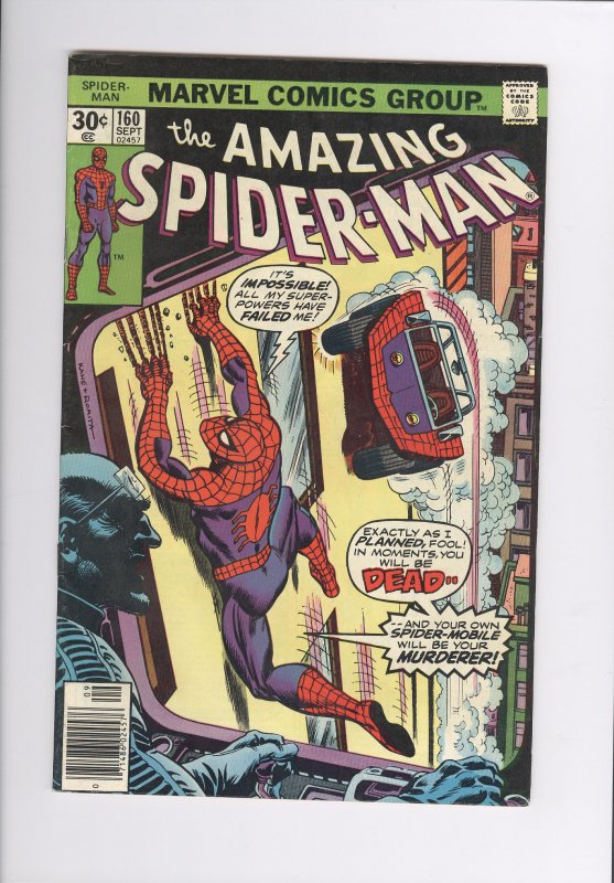 Amazing Spider-Man # 160  F / VF  (1976)   Bronze Age