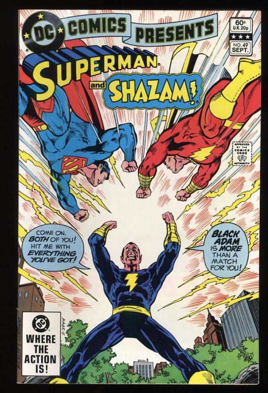 DC Comics Presents #49 Shazam Superman VS Black Adam!