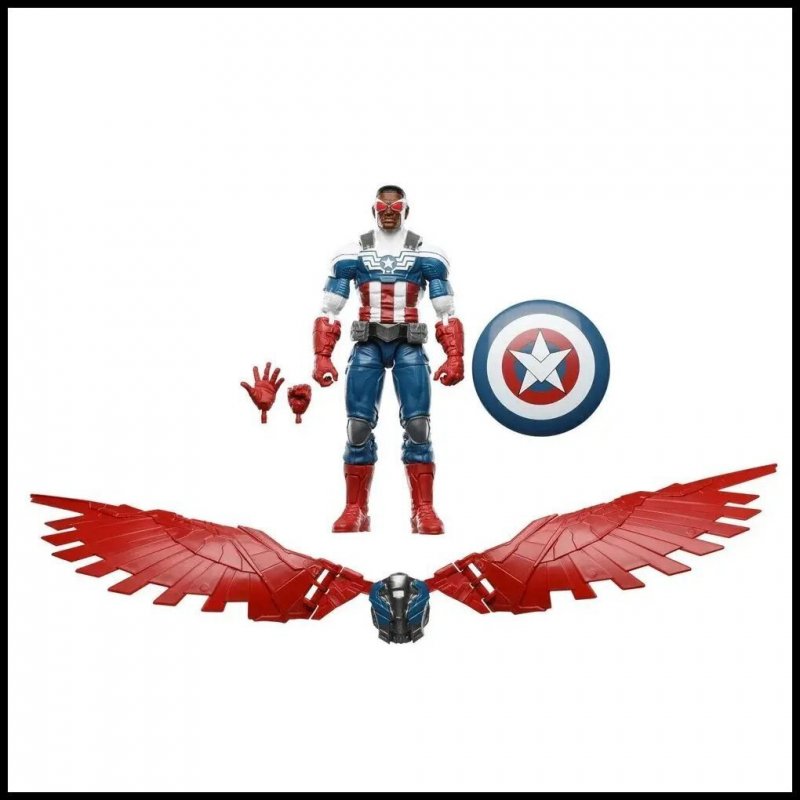 • Sam Wilson Captain America Comics Inspired Action Figure