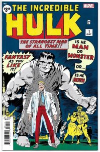 Incredible Hulk #1 Facsimile Edition | 1st App & Origin (Marvel, 2019) NM 