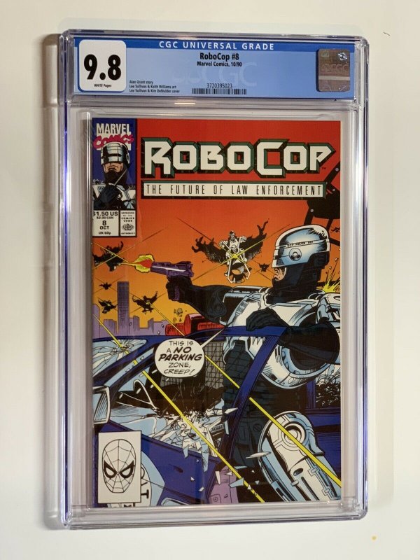 Robocop 8 Cgc 9.8 Wp Marvel