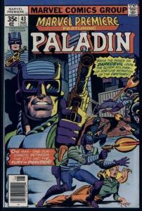 MARVEL PREMIERE 43 PALADIN 1978 VF