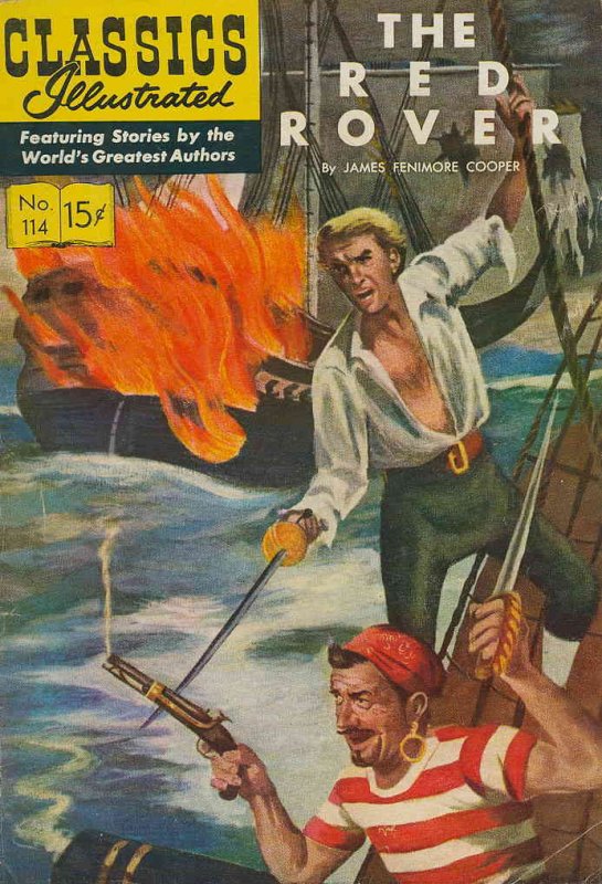 Classics Illustrated (Gilberton) #114 VG ; Gilberton | low grade comic The Red R