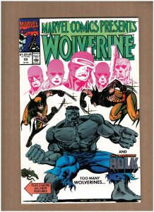 Marvel Comics Presents #59 Wolverine Hulk Punisher Werewolf By Night VF+ 8.5