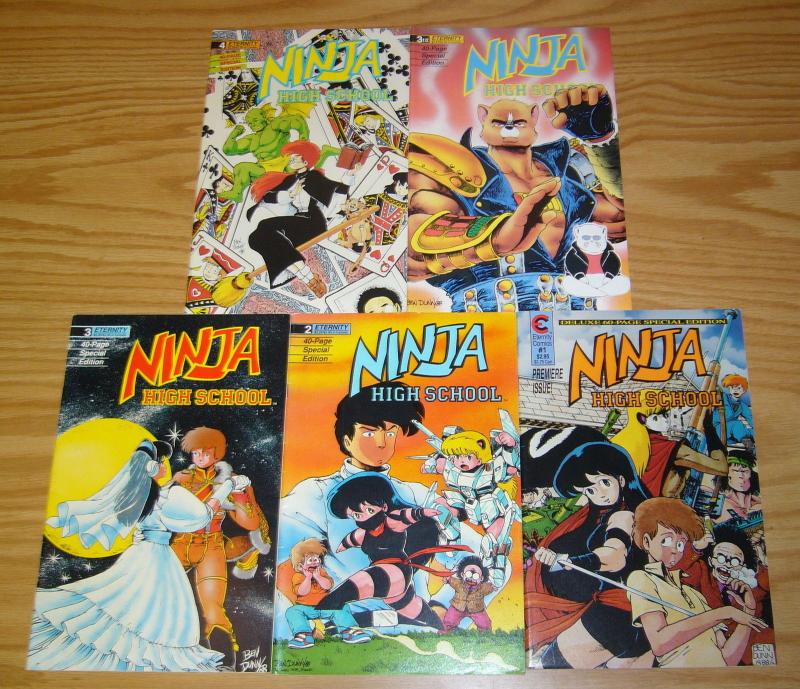 Ninja High School: the Special Edition #1-4 VF/NM complete series + 3.5 ben dunn