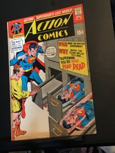 Action Comics #399 (1971) mid grade Neal Adams Morgan cover! FN