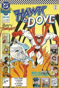 Hawk and Dove (1989 series) Annual #1, NM (Stock photo)