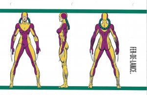 Official Handbook of the Marvel Universe Sheet- Fer-De-Lance