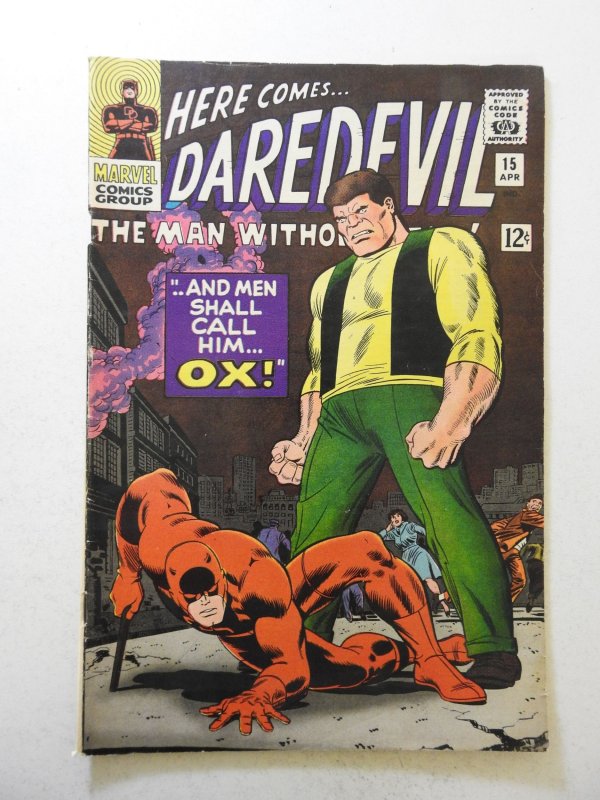 Daredevil #15 (1966) VG Condition moisture stain