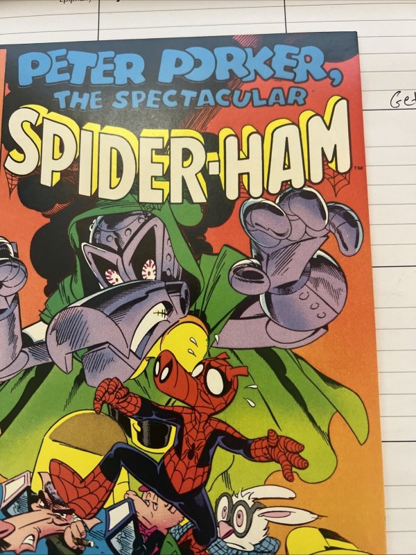 Peter Porker The Spectacular Spider-Ham # 1 - 1st Ducktor Doom