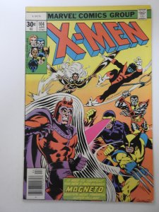 The X-Men #104 (1977) vs The Ever-Evil Magneto!! Sharp Fine+ Condition!