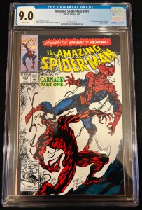 The Amazing Spider-Man #361 CGC 9.0 Marvel Direct (1992) 1st app. of Carnage
