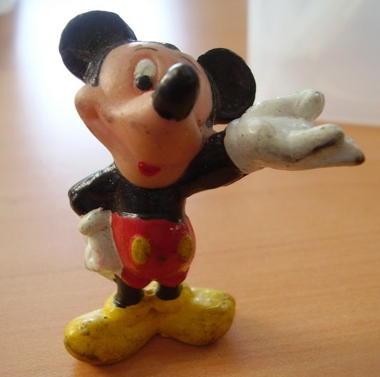 mickey figure and WENDY miniatures