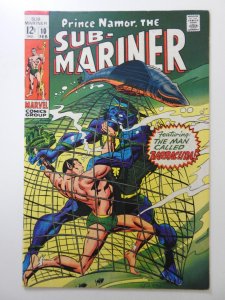 Sub-Mariner #10 (1969) vs The Barracuda! Sharp VF+ Condition!