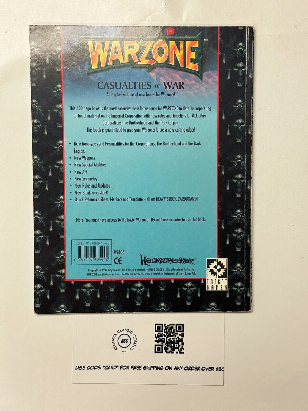 Warzone Casualties of War #1 Target Games Mutant Chronicles  32 HH1