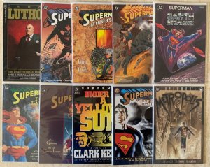 LOT OF 10 SUPERMAN GRAPHIC NOVELS: KAL, EARTH'S END, METROPOLIS, MORE!