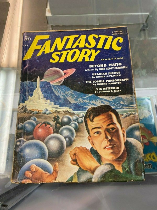 Fantastic Story Magazine Fall 1951 Pulp   Alex Schomburg Cover