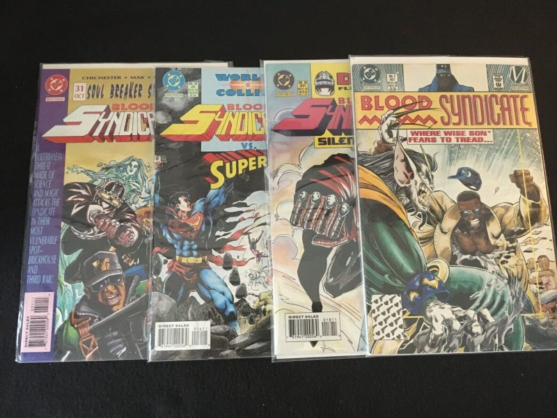 BLOOD SYNDICATE #7, 10, 18, 31 VF Condition