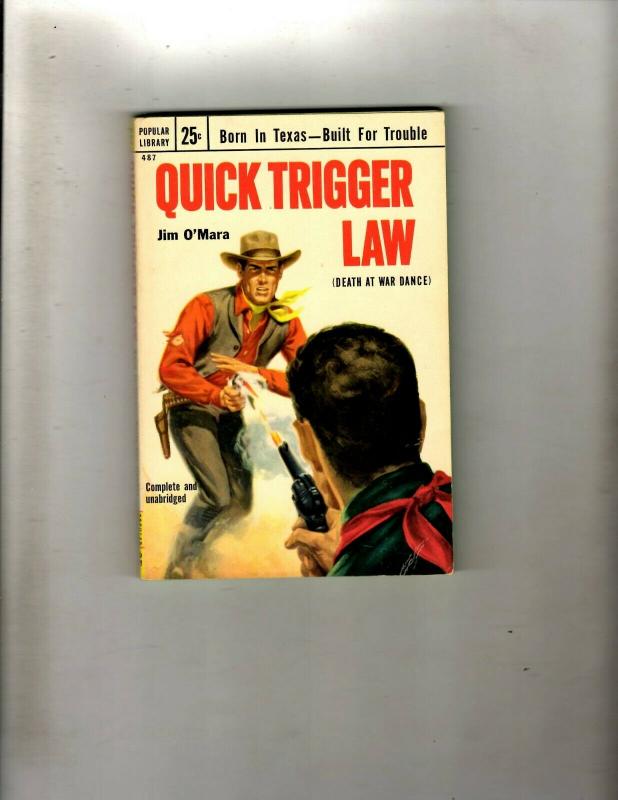 4 Pocket Books Quick Trigger Law, Thirds Ghost Constant God, Trouble Border JL35