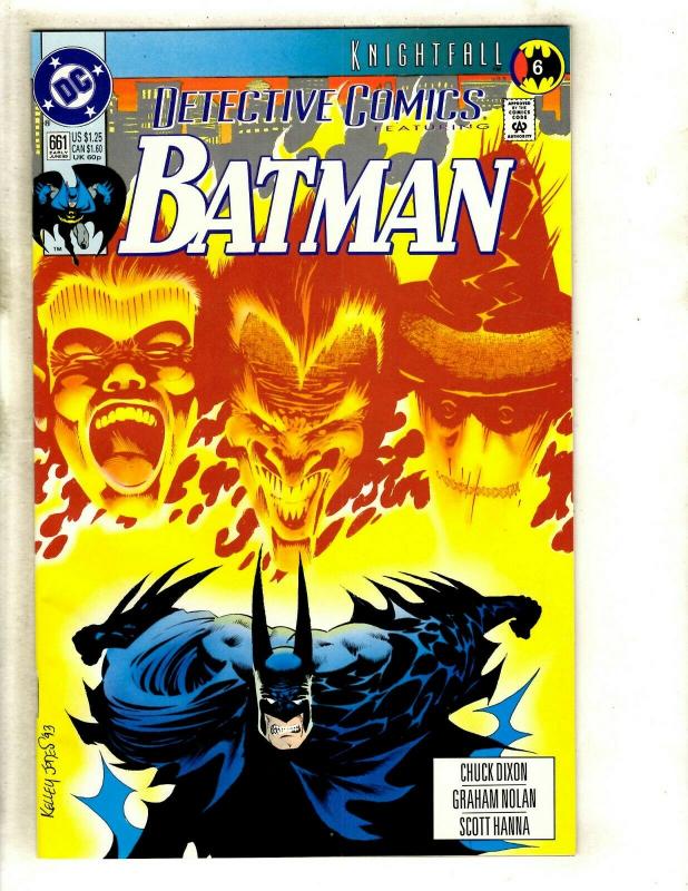 Batman Knightfall COMPLETE 19 Part DC Comics Series # 1-19 492-500 659-666 SM8