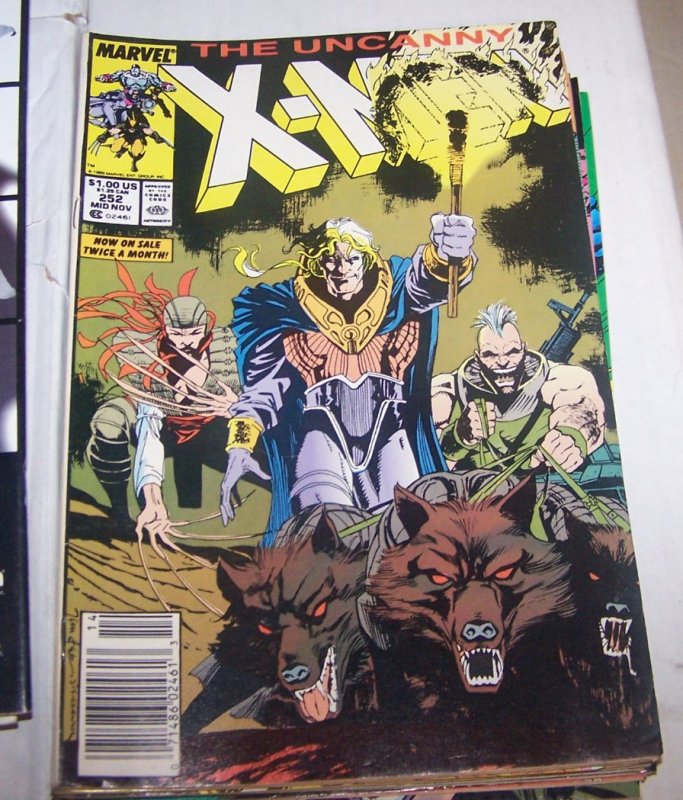 Uncanny X Men 252 1989 Marvel Havoc Polaris Wolverine Jubilee Newstand Comic Books Copper 5242